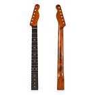 22 Frets Roasted Maple Electric Guitar Neck Rosewood Fingerboard for Telecaster