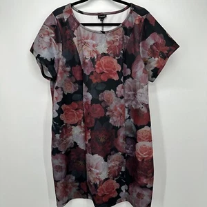 NWT Torrid Convertible Scuba Skater Dress - Organza Floral Black Sz 3X MSRP $125 - Picture 1 of 4