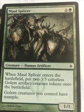 MTG Maul Splicer New Phyrexia Regular Common X4. LP