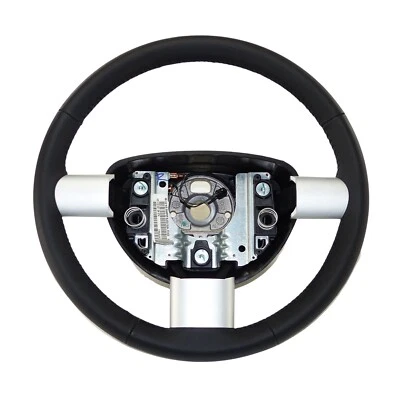 NEW LEATHER Volkswagen VW New Beetle Black Steering Wheel 1998-2005 With Trims - Image 1 of 4