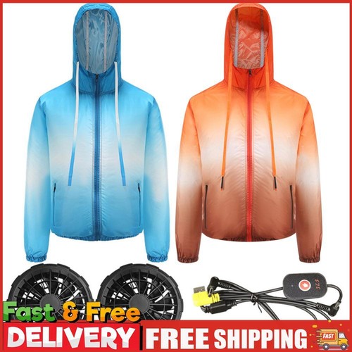 VETEMENTS Vestiti Protezione Solare Sfumato 3 Ingranaggi Ventilatore Estivo Vestiti per Lavoro Alta Temperatura