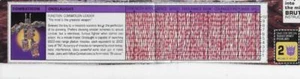Transformers Original G1 1986 Combaticon Onslaught Tech Spec - Picture 1 of 1