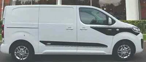 Fits Peugeot Expert Graphics Kit Side Stripes Wing Decals Both Sides - Picture 1 of 3