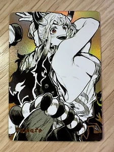 One Piece ACG Holographic Foil Double Sided Art Card Yamato Waifu Doujin CCG - Bild 1 von 2