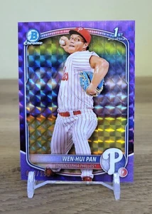 Wen-Hui Pan - 2025 Bowman Purple Geometric 058/250 #BCP-6 - Picture 1 of 2