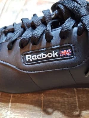 Reebok Shoes Womens 10 Wide Classic Princess Athletic Low Sneakers Black Lace Up - Image 1 of 4