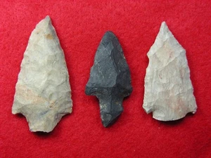 Ohio Pfeilspitzen 2-1/4" authentische indische Artefakte - Bild 1 von 9