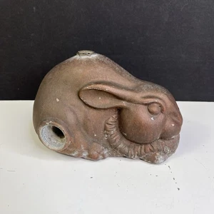Vintage Gusseisen Hase Häschen Sprinkler Zapfen Kupferoptik Gartendeko - Bild 1 von 8