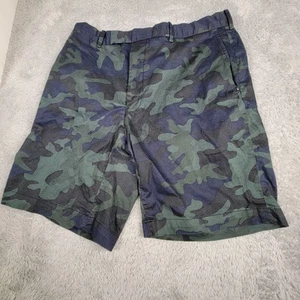 RLX Ralph Lauren Shorts Mens 36 Green Blue Camo Golf Chino Performance - Picture 1 of 7