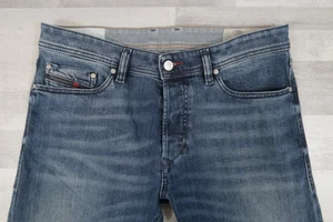 Mens Diesel TEPPHAR Stretch Slim Carrot Blue Jeans W32 L30 Wash 084SY - Picture 1 of 14