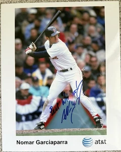 Nomar Garciaparra ‘Boston Red Sox’ Signed Autographed 8x10 Photo - Picture 1 of 2