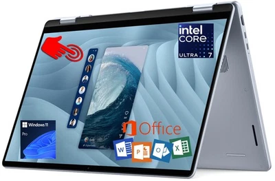 DELL 16 Plus 2-in-1 Laptop DB06250,ULTRA 7, 16GB, 2TB,16" 2K Touch, PRO & Office - Image 1 of 4