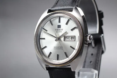 Orologio da uomo Tissot Seastar 46641-1 Cal.2571 manuale 37 mm revisionato... - Immagine 1 di 4