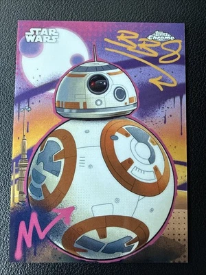 2025 Topps Chrome Star Wars BB-8 Galactic Graffiti SP #GG-3 - Imagem 1 de 2