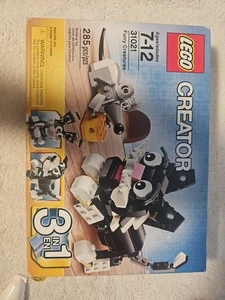 Lego CREATOR  31021 ~ FURRY CREATURES  ~ NISB Retired  3 IN 1  Cat Mouse Puppy - Picture 1 of 2