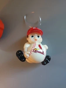 2007 Rare St Louis Cardinals Souvenir Baseball Baby Boy Player Ornament 3" - Picture 1 of 2