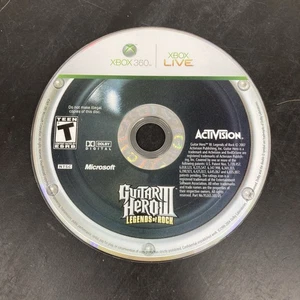 Guitar Hero 3 III: Legends Of Rock (Xbox 360, 2007) DISC ONLY NICE - Picture 1 of 2