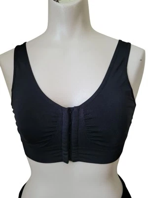 Wacoal Wire Free Full Coverage Seamless Front closure Sport Bralette Bra 34 EUC  - Image 1 of 4
