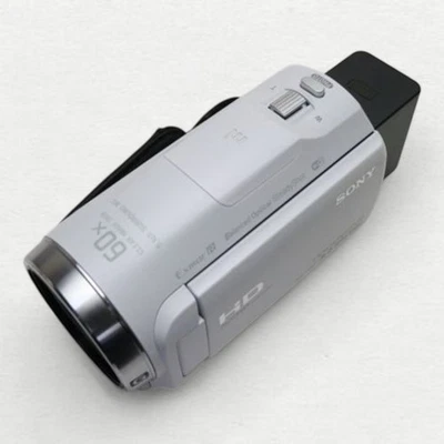 Sony HDR-CX675 Full HD Handycam Camcorder Built-in Microphone Handheld White - Image 1 of 4