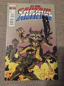 All-New Captain America #1 Rocket Raccoon and Groot Variant by Paul Pope (Marvel - Picture 1 of 2