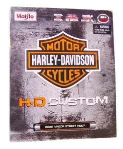 2002 FXDWG3 CVO Custom Harley-Davidson Motor Cycles Metal Model Kit Maisto A04 - Bild 1 von 7