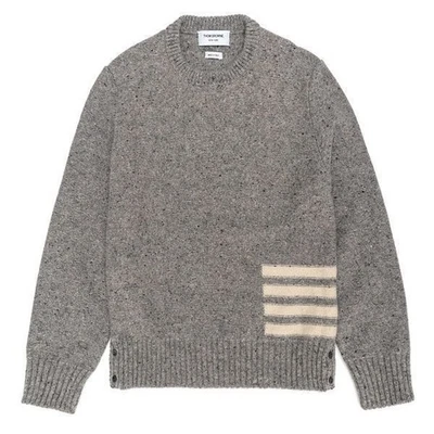 Pulôver Thom Browne Jersey Stitch Donegal gola redonda 4 barras 51589187 - Imagem 1 de 2