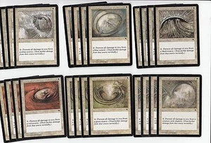 24 Circle of Protection - Tempest - MP-NM  4x of each - Sets - Magic MTG FTG - Picture 1 of 1