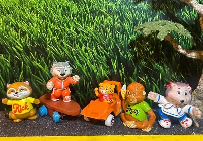 Lote de Figuras De Colección Get Along Gang Shirt Tales Juguetes Años 80 Raro Cuerda Patineta Foto 1 de 3