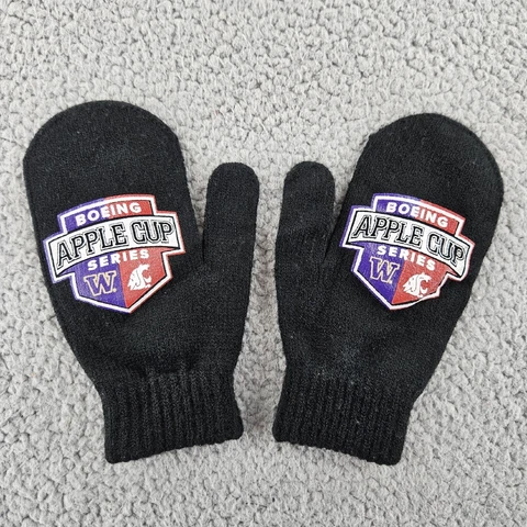 Washington State Cougars Gloves Black One Size Fits Most Apple Cup Outdoor Ski Cover