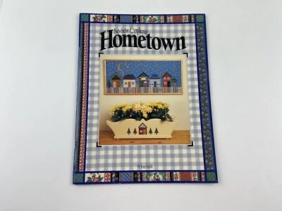 Hometown No Sew Applique Book Full Size Patterns 9 Projects 1993 Cute Home Craft - Image 1 of 4