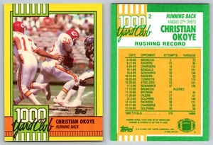 1990 TOPPS Football - 1,000 YARD CLUB - Set  Break - You Pick Complete Your Set - Picture 1 of 19