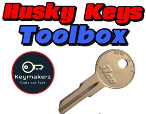 Husky Toolbox Keys Replacement Spare Key Cut to Your Code B01-B05 - Picture 1 of 1