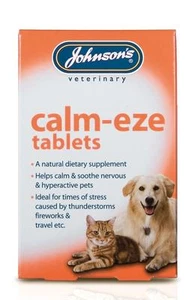 Calming Tablets For Dogs Health Johnsons Calm Eze Tablets for Dogs 36 Tablets - Picture 1 of 1