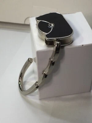 килофли складной сумочки Дамская сумка крюк w/бархат мешок черный w/бриллиантовые стразы - Изображение 1 из 4