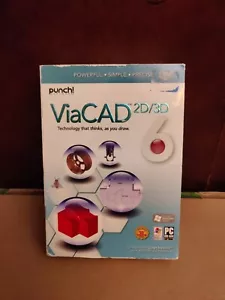 Encore PUNCH! ViaCAD 2d/3d PC Software 2008 Version 6 Windows - Picture 1 of 3