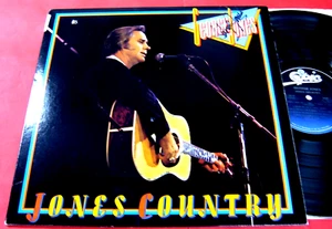 George Jones JONES COUNTRY 1983, Epic FE 38978 Signed Cover W/Provenance. NM-/NM - Imagen 1 de 12