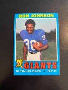 Ron Johnson 1971 Topps Football #51 (Rc) $1 ENVÍO!¡! - Imagen 1 de 2