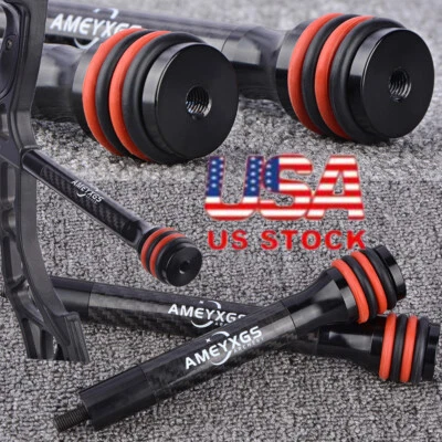 SURWOLF 6" 8" 10" 12" Bow Stabilizer Carbon Balance Bar Archery Compound Bow Dampener