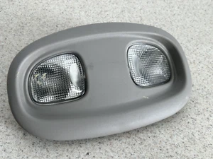 02 07 Jeep Liberty Overhead Roof Map Light Front  Dome GRAY OEM - Picture 1 of 4