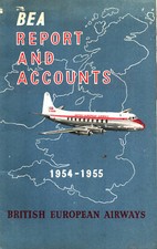 BRITISH EUROPEAN AIRWAYS 1954-1955 VICKERS VIKING DC-3 PIONAIR VISCOUNT DH RAPID