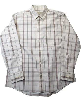 Cabelas Outfitters Series Men’s Shirt Large Brown Plaid Long Sleeve Button Down - Image 1 of 4