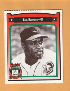 Tarjeta corona Earl Robinson Baltimore Orioles 1991 #386 California Bears 9D - Imagen 1 de 2
