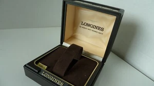 Longines Rare Men's Watch Box from 80's Perfect Condition - Picture 1 of 11