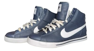 Nike Shoes Mens 12 Sweet Classic High Navy BlueWhite Leather Sneakers 354701-012 - Picture 1 of 7