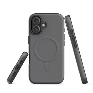 Grey MagSafe® tough case for iPhone® - iPhone 16 - Phone Case - NEW - Picture 1 of 3