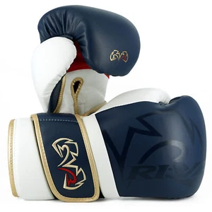 Rival Boxing RS80V Impulse Hook and Loop Sparring Gloves - Navy