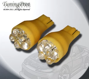 (1 par) Juego de 2 piezas Luz de mapa T15 cuña 5 bombillas LED amarillas 904 906 579 - Imagen 1 de 3