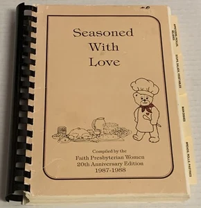 Vtg Faith Presbyterian Church 20th Anniversary Cookbook Aurora Colorado CO 1988 - Imagen 1 de 24