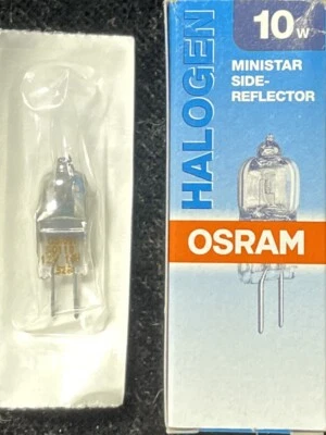 2 x Osram Ministar Side Reflector 12V 10W G4 2 pin 50110 (M91) AJ6 - Image 1 of 2