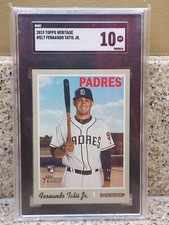 2019 Topps Heritage Fernando Tatis Jr SGC 10 Rookie Card San Diego Padres